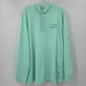 Vineyard Vines Men's Mint Green Swim Hoodie Size XL